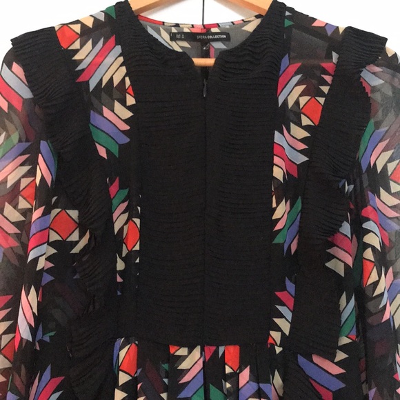 Sfera Collection Southwestern Aztec, Light Flowy Dress, Size Medium - Picture 7 of 14